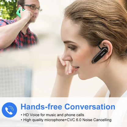 B41 Wireless Bluetooth 5.0 Earphones Hands-Free Mini Headset 22H Music Playing Earpieces with CVC 6.0 Mic for Iphones