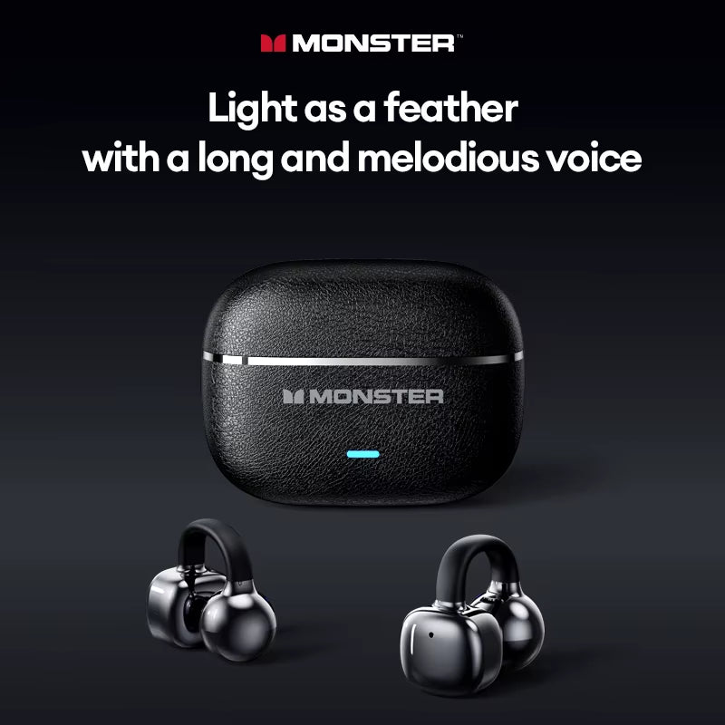 MQT65 OWS Bluetooth 6.0 Earphones Hifi Sound Quality HD Call Wireless Headphones Ear Clip Noise Canceling Sports Earbuds