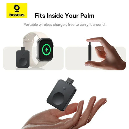 Baseus Magpro Magnetic Wireless Charger for E-Watch 2.5W for Apple Watch S1-S10 Series SE Series Ultra Series