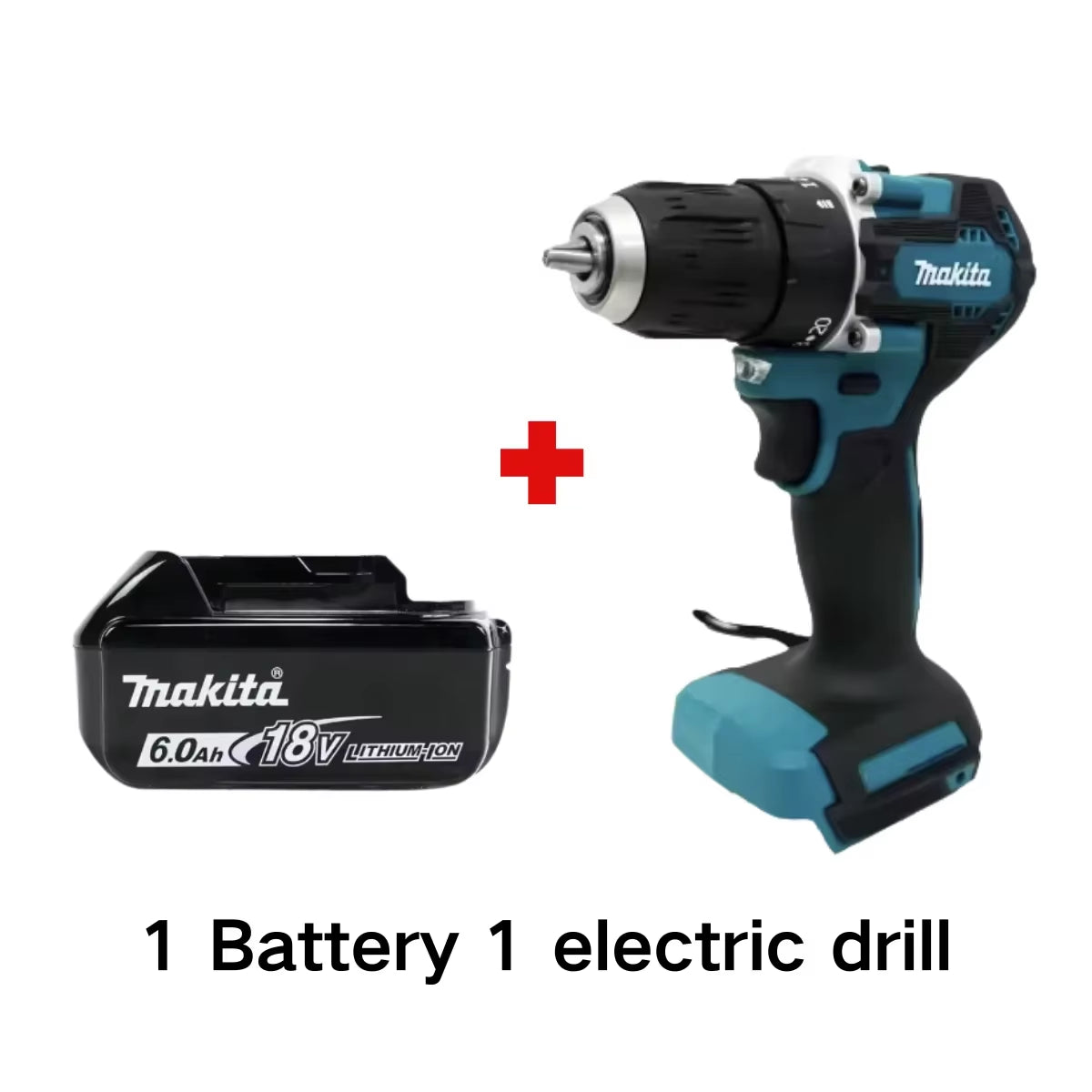 100% DDF487 Ddf487 18V Screwdriver Brushless Electric Drill Impact Drill of Decoration Team Power Tools  18V Battery