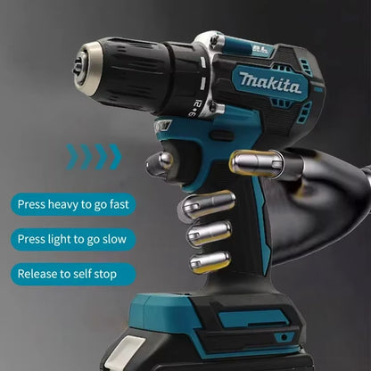 100% DDF487 Ddf487 18V Screwdriver Brushless Electric Drill Impact Drill of Decoration Team Power Tools  18V Battery