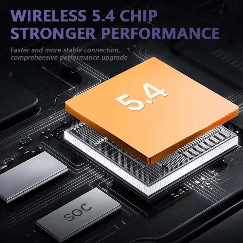 TA410 Wireless Bluetooth 5.4 Earphones TWS Panoramic Sound Effects Ultra Long Battry Life Headphones Comfortable to Wear