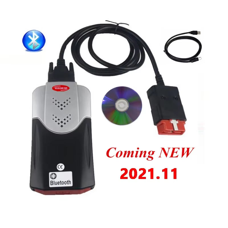 2026 TNESF DELPHIS ORPDC Obd2 Obd Scanner NEW VCI 2021.11 KEYGEN  Bluetooth with USB Car Truck Diagnostic Tools