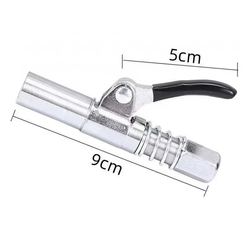 Grease Coupler Heavy-Duty Quick Release Grease Gun Coupler NPTI/8 10000 PSI Two Press Easy to Push Accessories