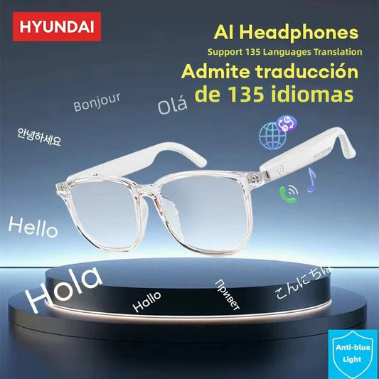 Choice  HY-C8 AI Glasses Translation Earphones with Camera Automatic Voice Smart Glasses Multi-Function Keys for Sports