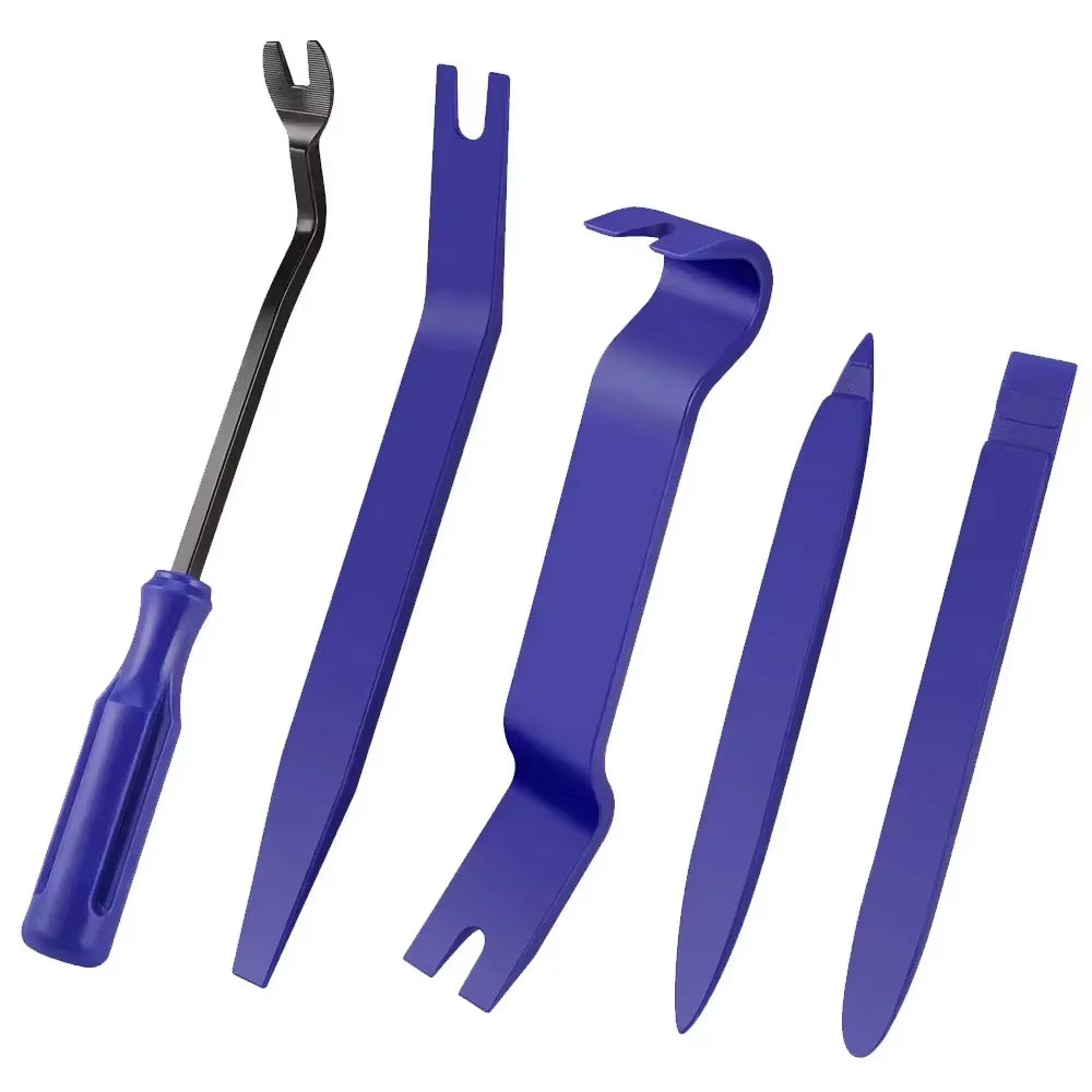 Car Interior Removal Kit - Easy to Pry Fasteners -Non-Scratch Remove Door Clips and Audio Instrument Panel