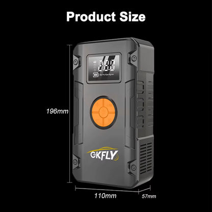 4 in 1 4000A Jump Starter Power Bank 150PSI Air Compressor Tire Pump Portable Charger Car Booster Starting Device