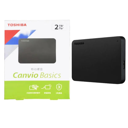 Toshiba A3 Upgrade Black Canvio Base External Hard Drive 500GB 1TB 2TB USB 3.0 Mechanical Disco Rigido Preto for Desktop Laptop