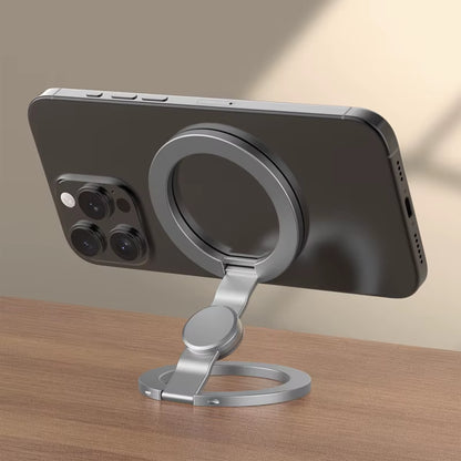 For Magsafe Phone Grip Stand 3-In-1 Magnetic Finger Ring Holder Double-Sided Magnetic Phone Stand for Iphone 17 16 15 14 13 12