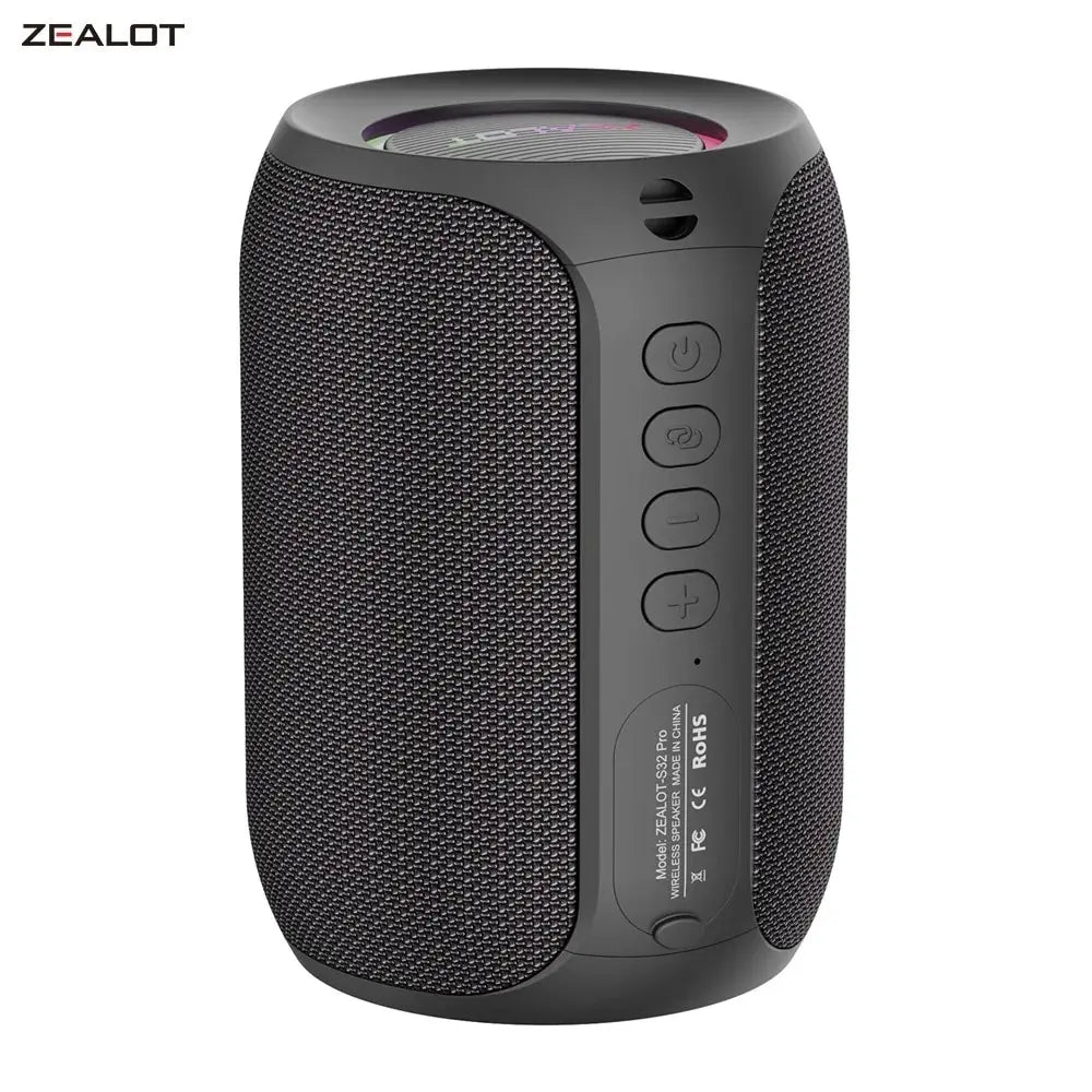 -S32PRO 15W Portable Bluetooth 5.2 Speaker Outdoor Waterproof Wireless TWS Mini Column Box Speaker Outdoor TF Card