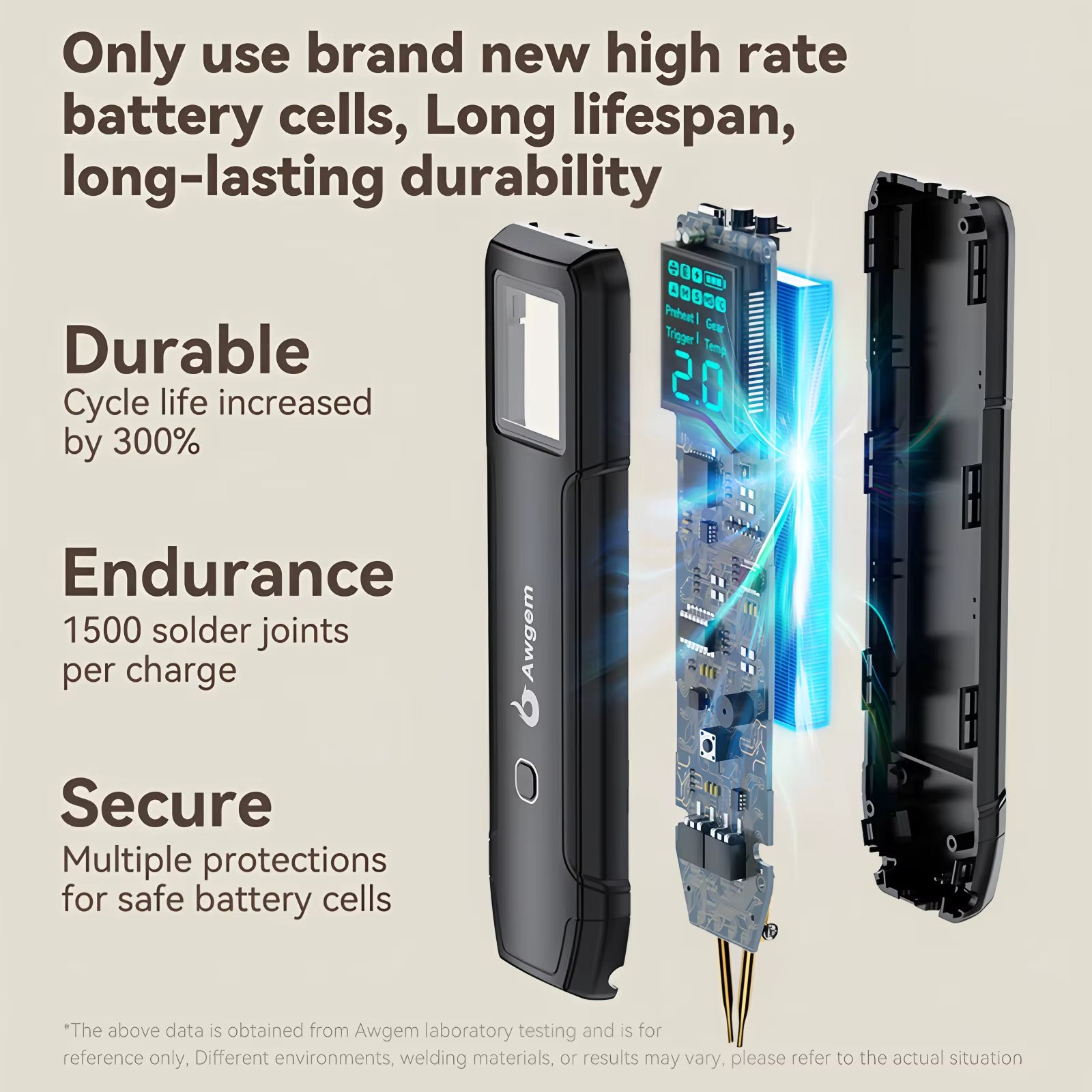 Portable Spot Welder DIY Handheld Spot Welding Machine 90 Gears Adjustable Spot Welding for 18650 Lithium Battery