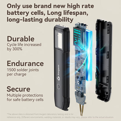 Portable Spot Welder DIY Handheld Spot Welding Machine 90 Gears Adjustable Spot Welding for 18650 Lithium Battery