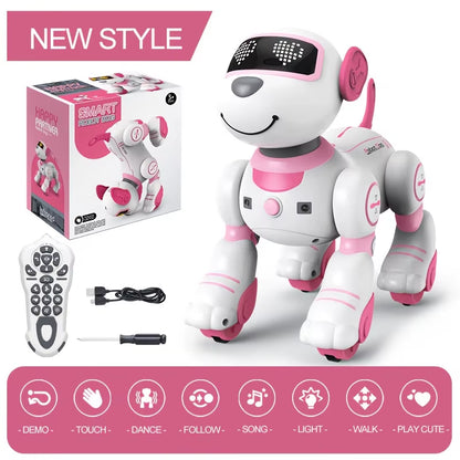 Intelligent Robot Dog Remote Control Electronic Sing Dance Follow Smart Interactive Stunt Music Toy Programmable Puppy Kid Gift