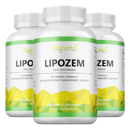 Lipozem Capsules - Digestive Health, Appetite Suppression, Metabolism, Weight Management