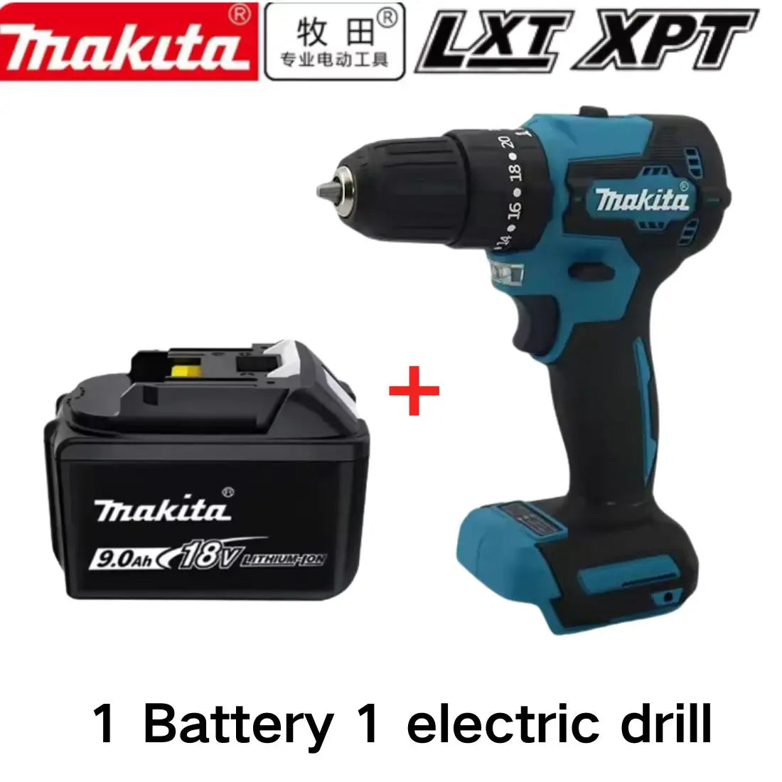 100% DDF487 Ddf487 18V Screwdriver Brushless Electric Drill Impact Drill of Decoration Team Power Tools  18V Battery