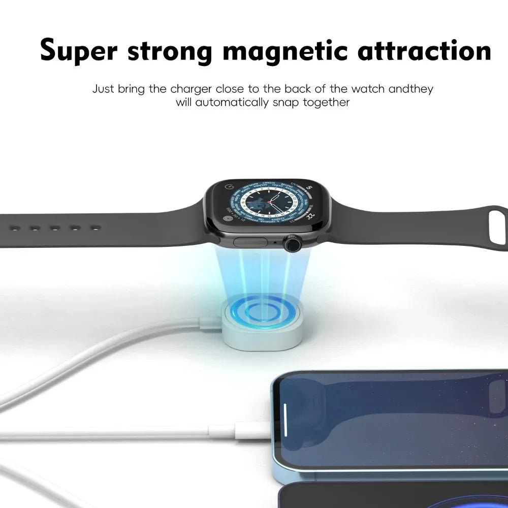 3 in 1 Charging Cable Watch Wireless Charger for Iphone12~16 Samsung Xiaomi for Apple Watch 1-10 SE1-2 Ultra Fast Charging Pad