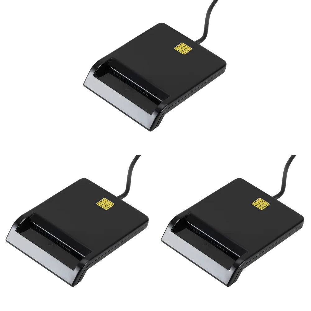 USB Smart Card Reader Stable Operation Reliable Simplicity for DNIE ATM CAC IC ID SIM Card Cloner Connector Windows