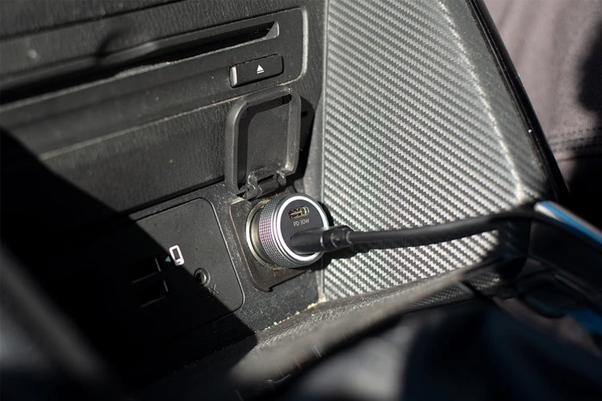30W PD USB-A and USB-C Car Charger