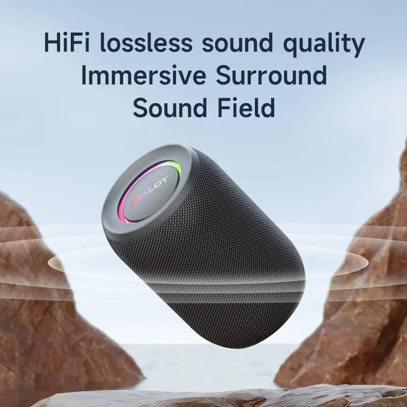-S32PRO 15W Portable Bluetooth 5.2 Speaker Outdoor Waterproof Wireless TWS Mini Column Box Speaker Outdoor TF Card