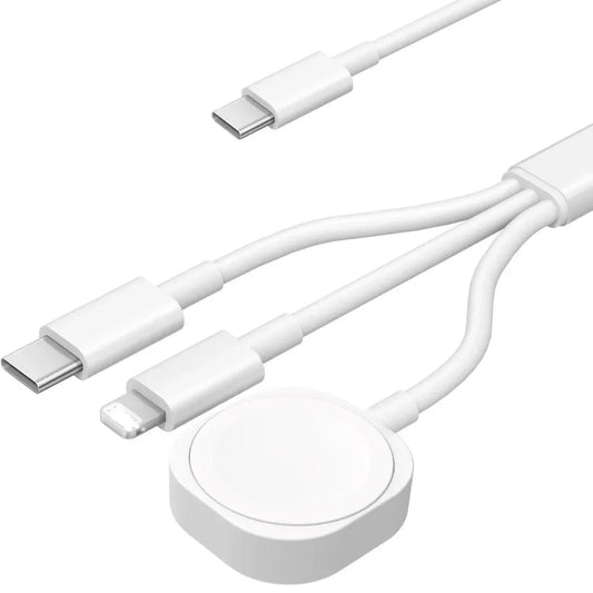 3 in 1 Charging Cable Watch Wireless Charger for Iphone12~16 Samsung Xiaomi for Apple Watch 1-10 SE1-2 Ultra Fast Charging Pad