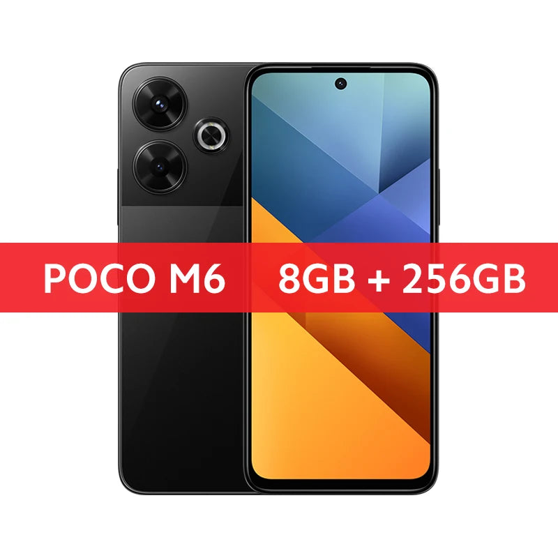 【World Premiere】 M6 Smartphone Global Version NFC Mediatek Helio G91-Ultra 6.79" 90Hz FHD+ Display 33W Fast Charging