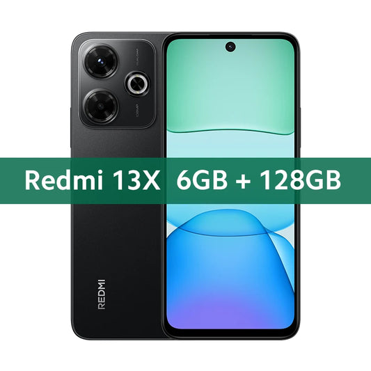 Global Version  Redmi 13X Smartphone MTK Helio G91 Ultra 108MP Super Clear Camera 6.79" FHD+ Display 33W Fast Charging