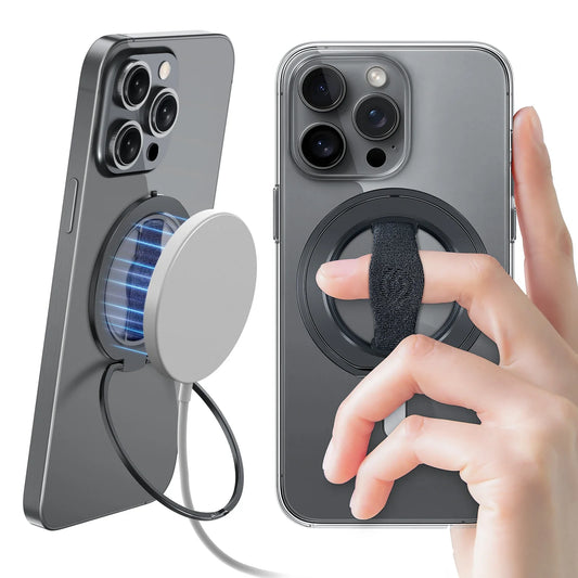 EWA Magone 3Rd Gen Compatible with Magsafe Phone Holder, Removable Magnetic Ring Holder Kickstand Ring for Iphone 16,15,14,13,