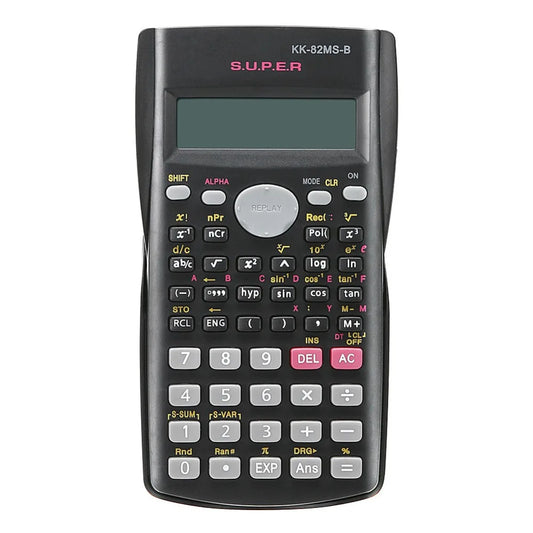 Scientific Calculator with 240 Functions and 2-Line Screen Multi-Purpose Portable Student Calculator for Math Teaching