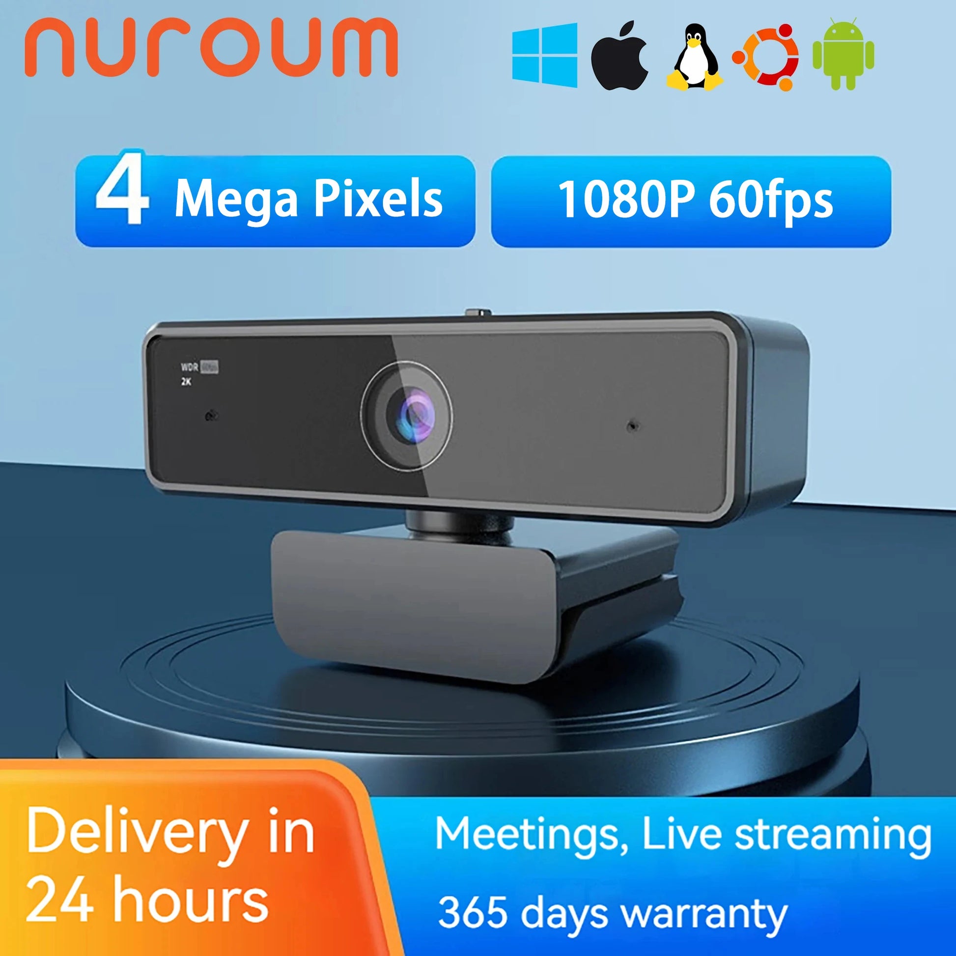 V11 High Quality 1080P 60Fps Full Hd Plug and Play Computer Usb Web Camera Mini Webcam 2K for Pc Laptop with Microphone