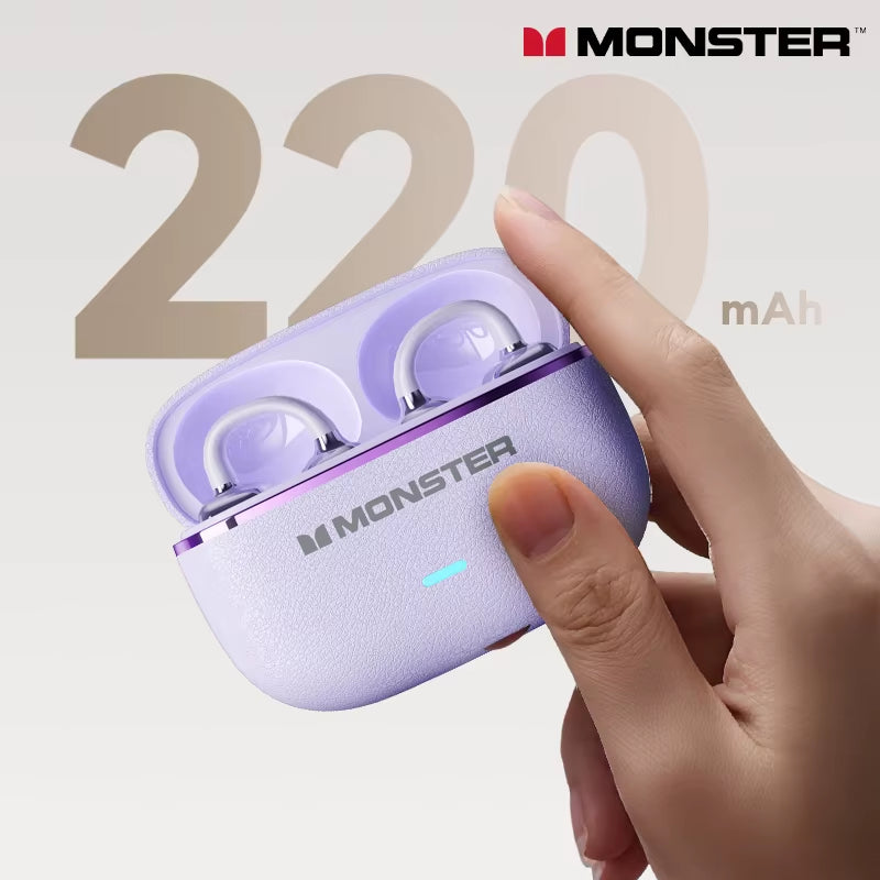 MQT65 OWS Bluetooth 6.0 Earphones Hifi Sound Quality HD Call Wireless Headphones Ear Clip Noise Canceling Sports Earbuds