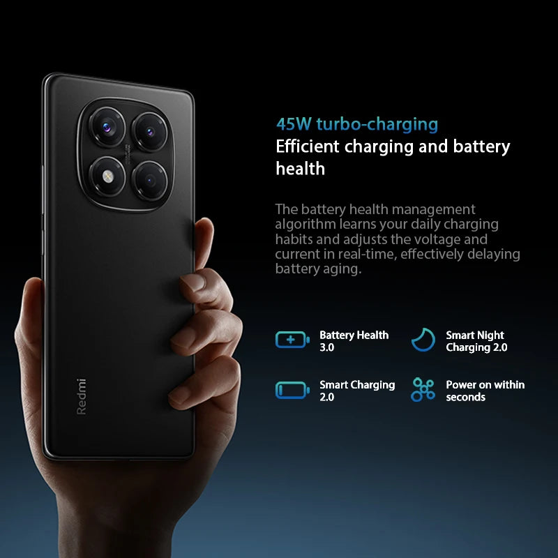 Global Version  Redmi Note 14 Pro Smartphone 200MP AI Camera NFC Helio G100-Ultra 6.67" AMOLED Display 5500Mah Battery