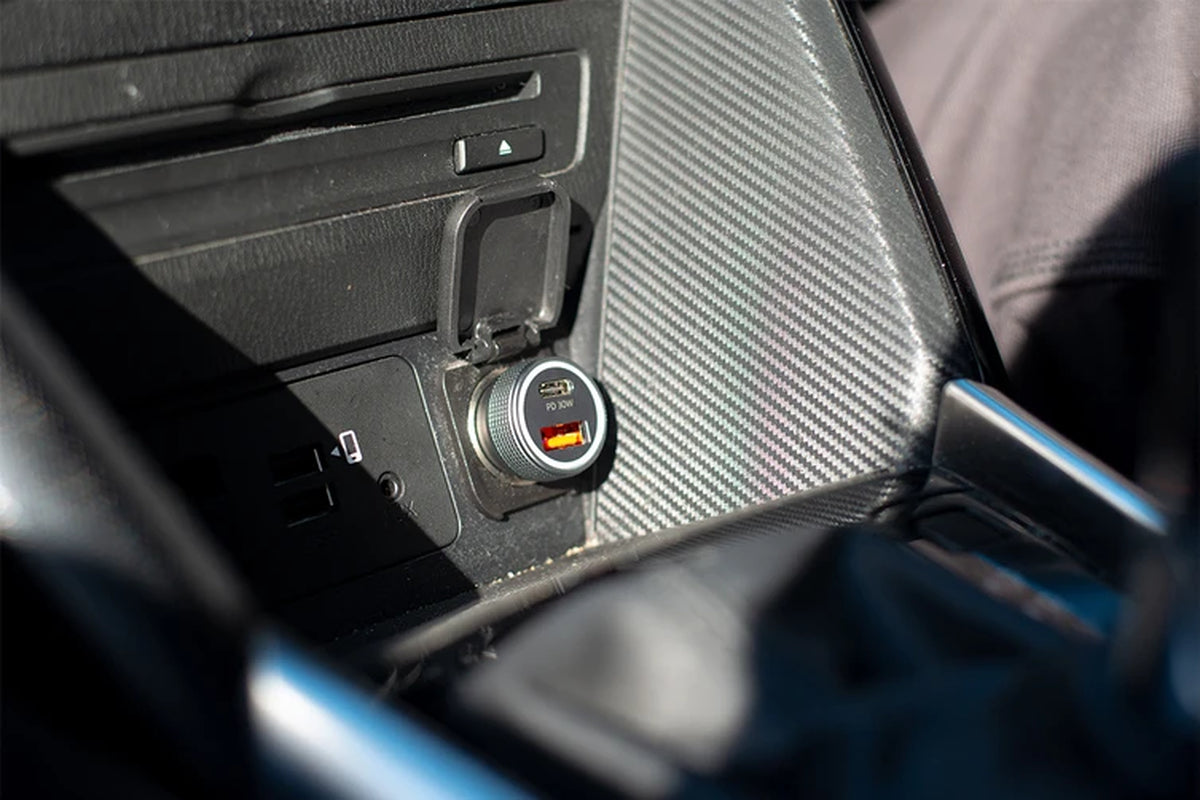 30W PD USB-A and USB-C Car Charger