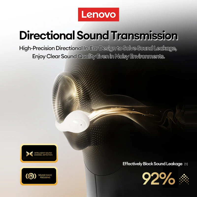 New  LP25 OWS Wireless Bluetooth Ear Clip Headphones Long Battery Life Gaming Headset HIFI Surround Sound Earbuds with Mic