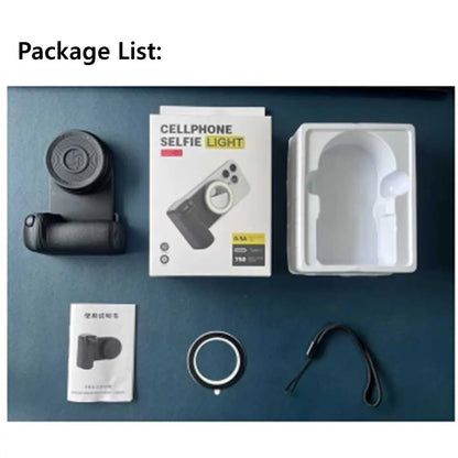 2025 Magsafe Smartphone Camera Shutter Grip Bluetooth Selfie Handle Camera Photo Stabilizer with Fill Light for Iphone Android