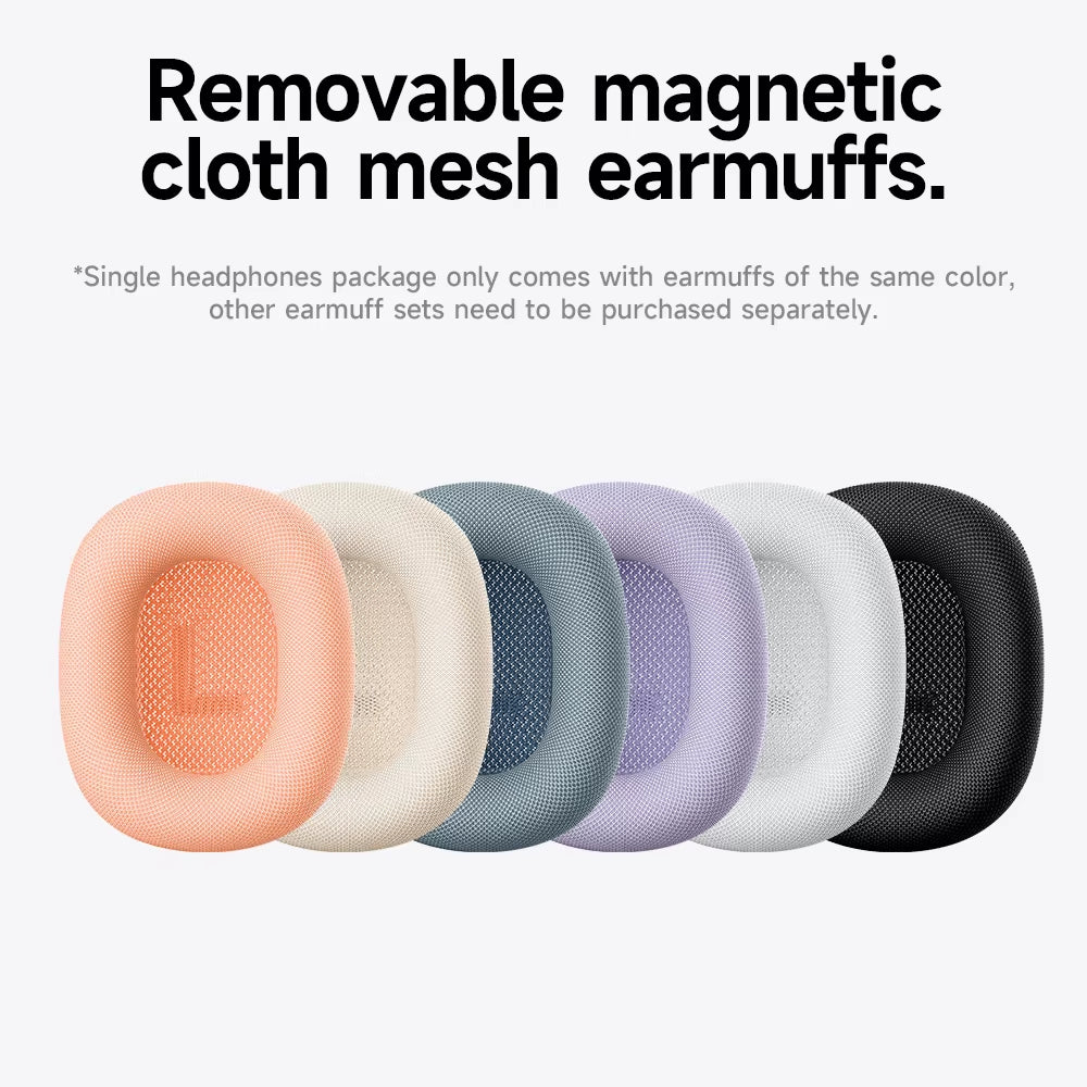 W65 plus Airpods Max ANC Noise Reduction Bluetoothe Headphone over Ear Big Earphones Hifi Headsets with Magnetic Earmuffs