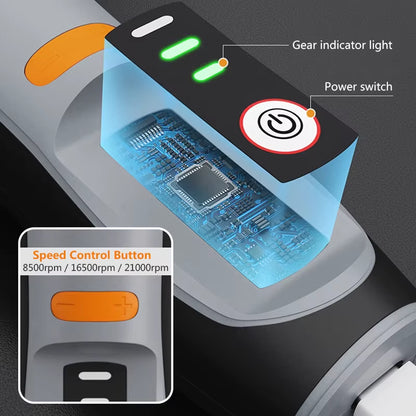 35W USB Cordless Rotary Tool Dremel DIY Mini Drill Engraving Pen Electric 3 Speed Mini Wireless Drill Set 8500R-21000R/Min