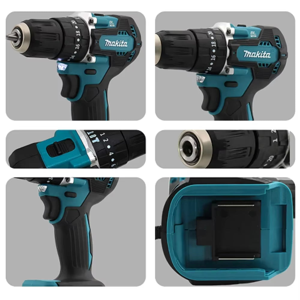 100% DDF487 Ddf487 18V Screwdriver Brushless Electric Drill Impact Drill of Decoration Team Power Tools  18V Battery