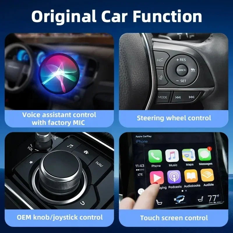 2025 NEW Wireless Carplay Adapter Android Auto 2In 1 Smart Dongle WIFI for Iphone Android Phone for Volvo Benz Mg Kia Chery VW