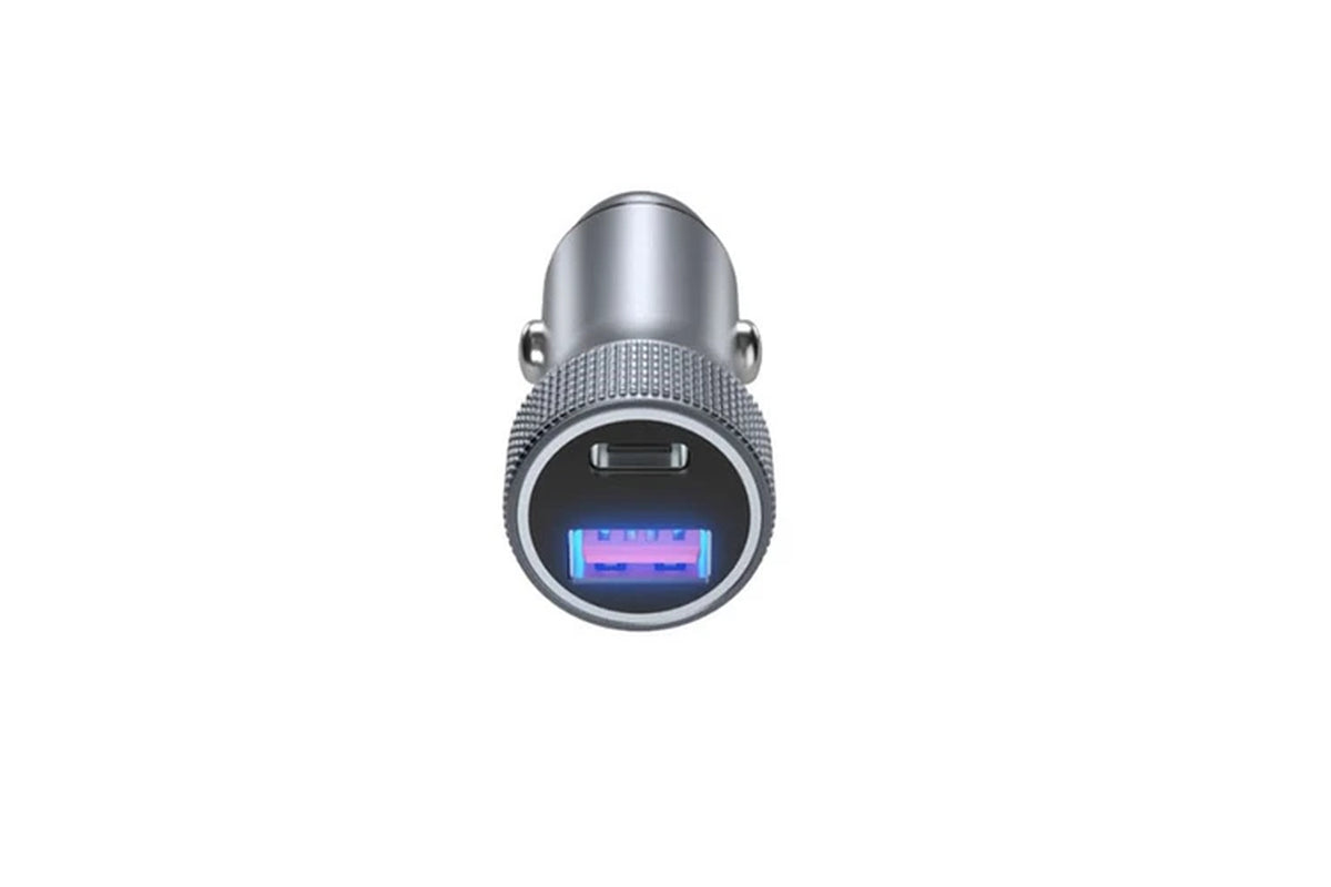 30W PD USB-A and USB-C Car Charger