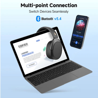W830NB Wireless Headphones Bluetooth 5.4 Active Noise Cancelling Hi-Res Over-Ear Headset LDAC Foldable -45Db ANC 94H