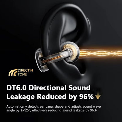 MQT65 OWS Bluetooth 6.0 Earphones Hifi Sound Quality HD Call Wireless Headphones Ear Clip Noise Canceling Sports Earbuds